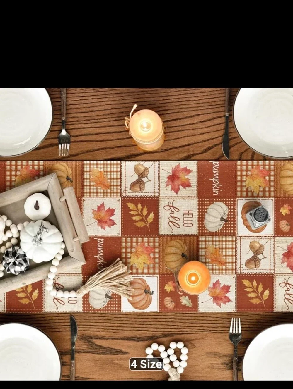 New Hello Fall Pumpkin Patch Table Runner - 1597-335